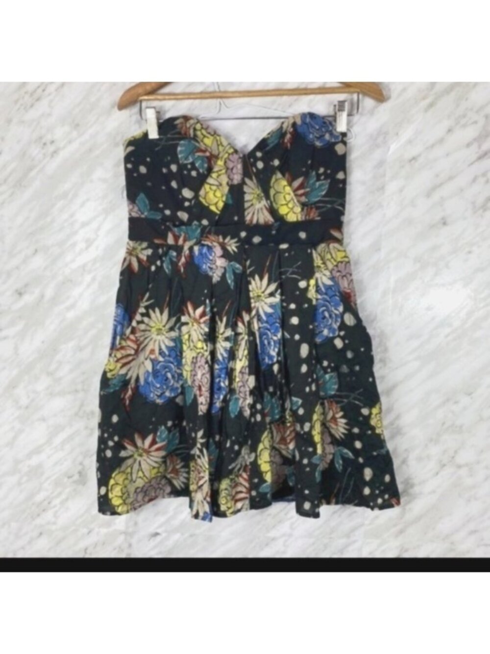 Foley + Corinna strapless Mini Dress with Pockets and Sweetheart Neck